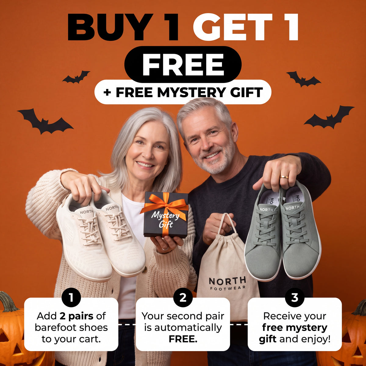 Halloween: Osta 1, saat 1 ilmaiseksi – North Footwear